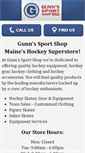 Mobile Screenshot of gunnshockey.com